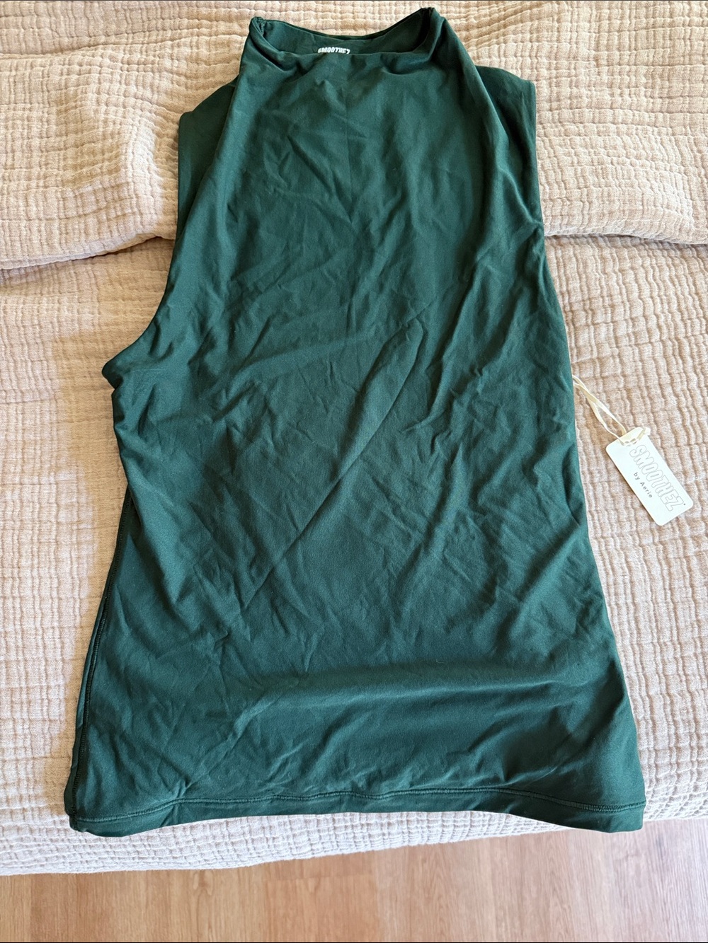 aerie smoothez Forest Green Sleeveless Tank